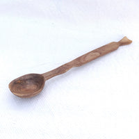 Cuchara de madera de naranjo, otro angulo