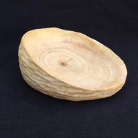 Cuenco de madera de algarrobo, detalle de la veta